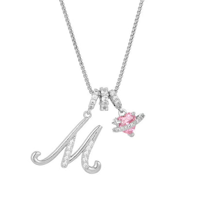 Luxe Initial Pendant Necklace | 3-Layer Gold Design with Adjustable Length 35