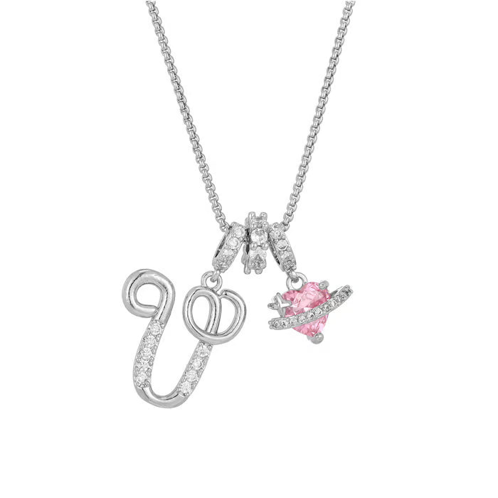 Luxe Initial Pendant Necklace | 3-Layer Gold Design with Adjustable Length 39