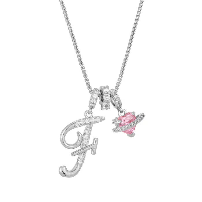 Luxe Initial Pendant Necklace | 3-Layer Gold Design with Adjustable Length 40