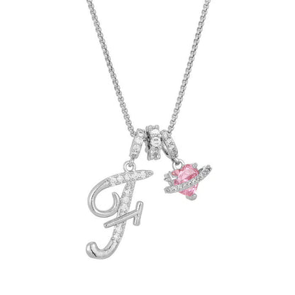 Luxe Initial Pendant Necklace | 3-Layer Gold Design with Adjustable Length 40