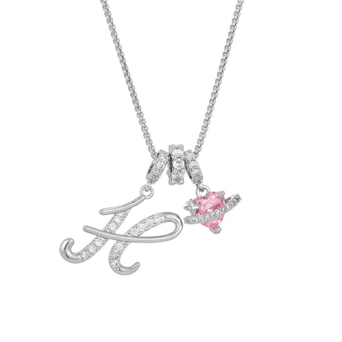 Luxe Initial Pendant Necklace | 3-Layer Gold Design with Adjustable Length 43