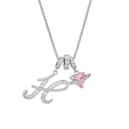Luxe Initial Pendant Necklace | 3-Layer Gold Design with Adjustable Length 43