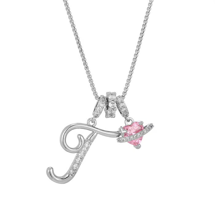 Luxe Initial Pendant Necklace | 3-Layer Gold Design with Adjustable Length 55