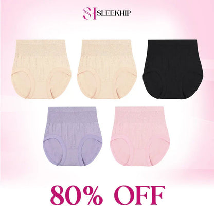 Luxe Tummy-Control Panties | Cotton, Plus Size, Leakproof 10