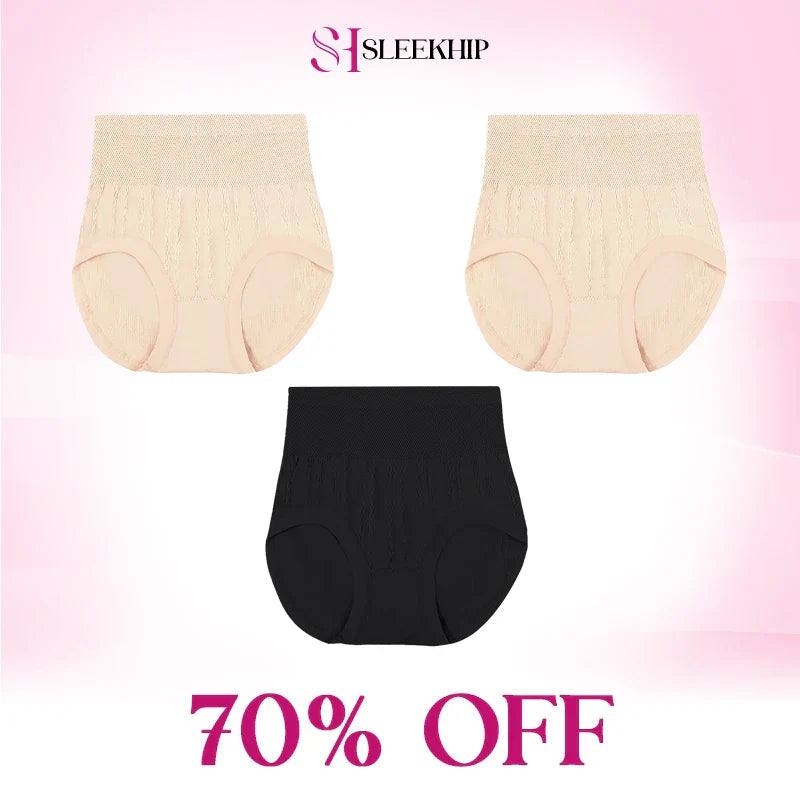 Luxe Tummy-Control Panties | Cotton, Plus Size, Leakproof 11