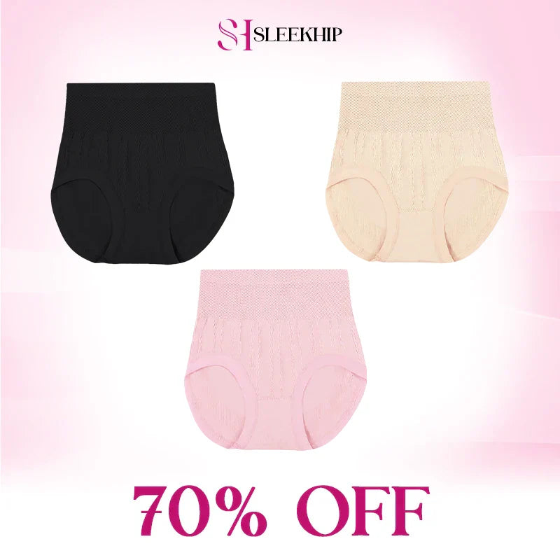Luxe Tummy-Control Panties | Cotton, Plus Size, Leakproof 12