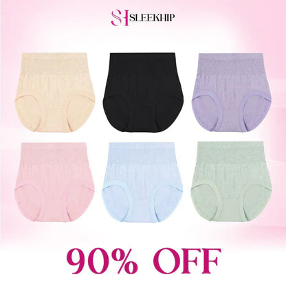 Luxe Tummy-Control Panties | Cotton, Plus Size, Leakproof 15