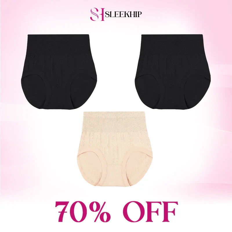 Luxe Tummy-Control Panties | Cotton, Plus Size, Leakproof 5