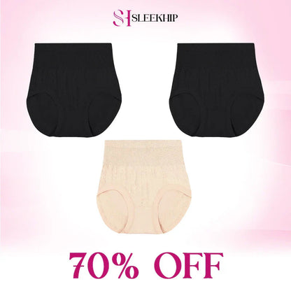 Luxe Tummy-Control Panties | Cotton, Plus Size, Leakproof 5