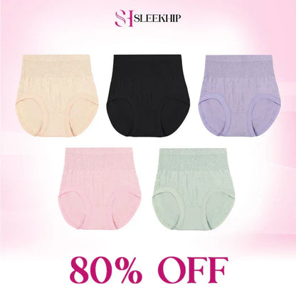 Luxe Tummy-Control Panties | Cotton, Plus Size, Leakproof 9