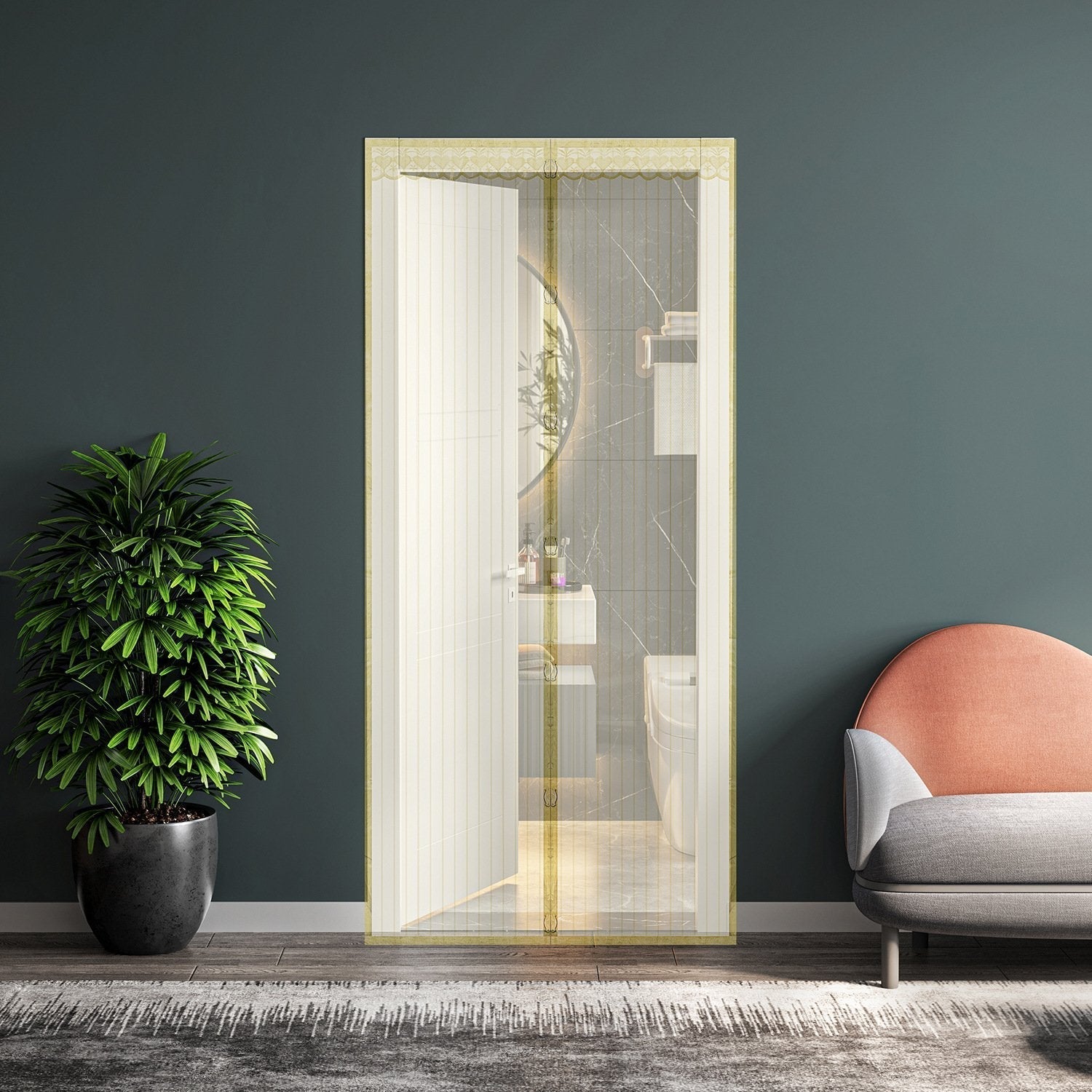 Magma Magnetic Screen Door | Hands-Free, Durable Mesh, Insect-Blocking 11