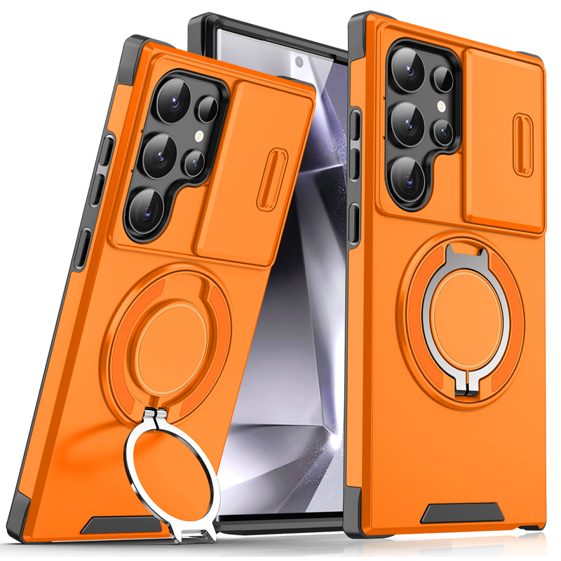 Magma Magnetic Stand Case | 360° Ring Grip, Slide Camera Cover 10