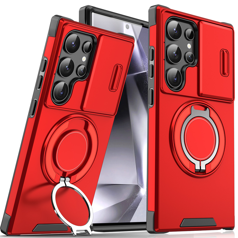 Magma Magnetic Stand Case | 360° Ring Grip, Slide Camera Cover 12