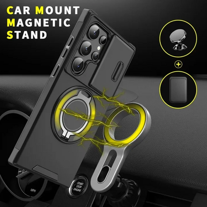 Magma Magnetic Stand Case | 360° Ring Grip, Slide Camera Cover 3
