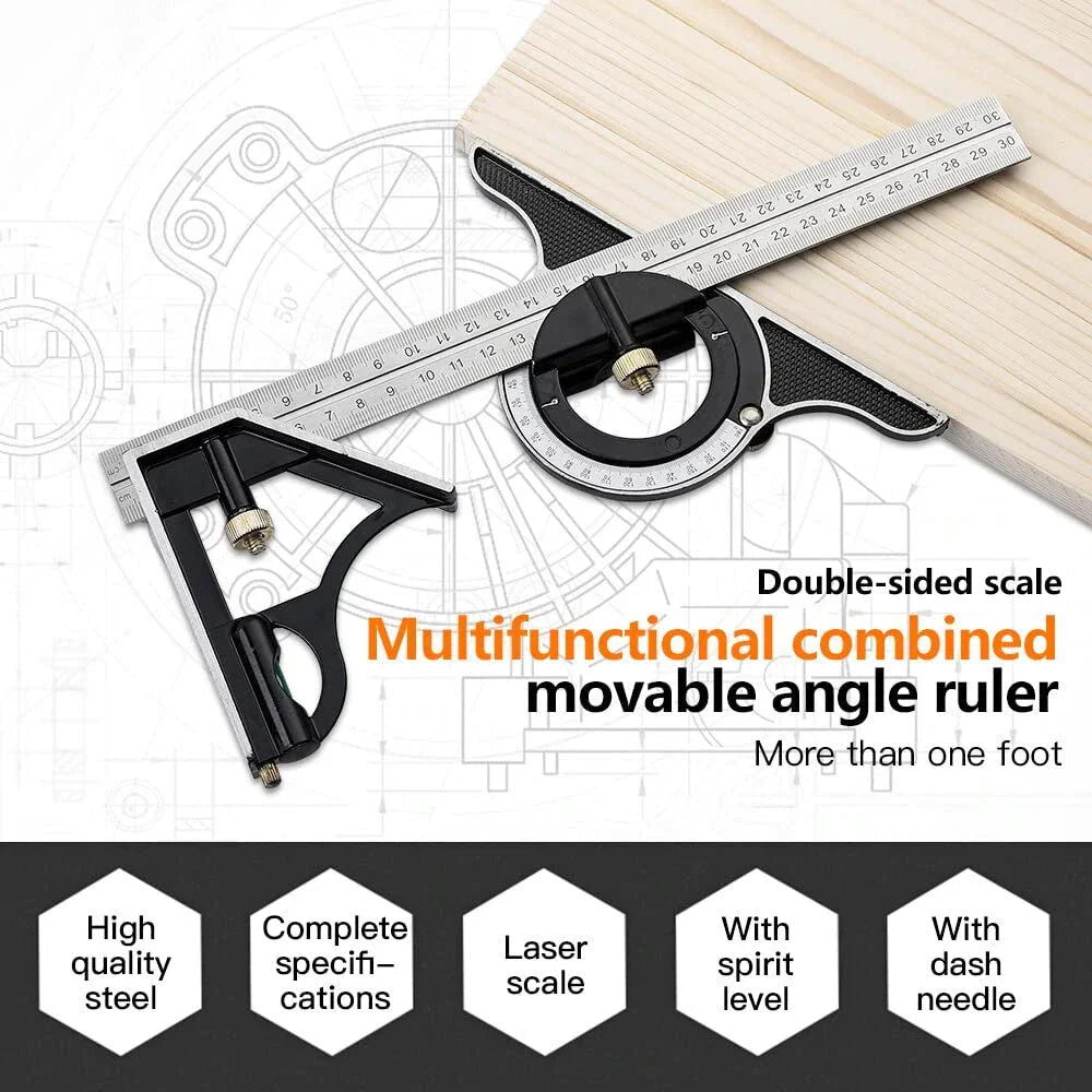 Maverick Angle Ruler Set | Stainless Steel, Precision Measurement Tools 2