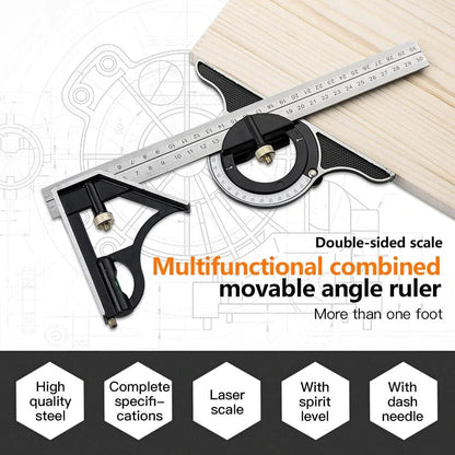 Maverick Angle Ruler Set | Stainless Steel, Precision Measurement Tools 2