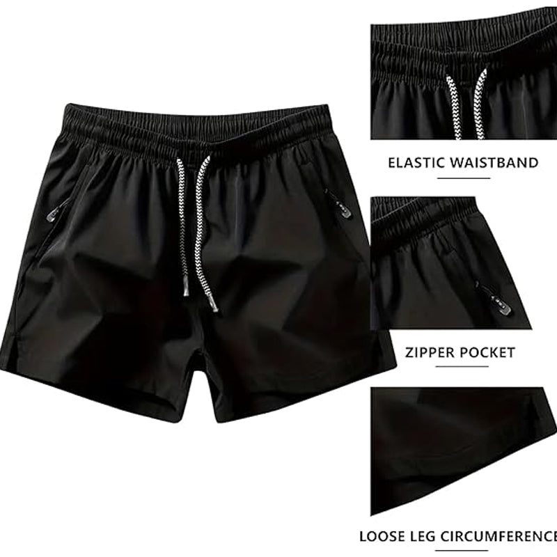 Maverick Athletic Shorts | Quick-Dry, Zipper Pockets, Lightweight Gym Wear 1