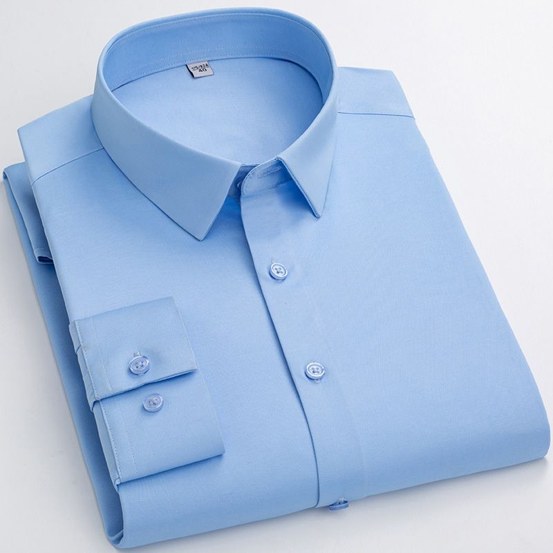 Maverick Men's Dress Shirt | High-Stretch, Wrinkle-Resistant, White 11