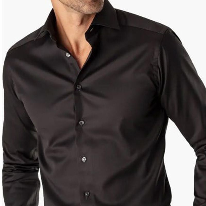 Maverick Men's Dress Shirt | High-Stretch, Wrinkle-Resistant, White 4