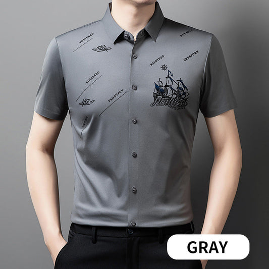 Maverick Men's Dress Shirt | Premium Soft Fabric, Regular Fit 0
