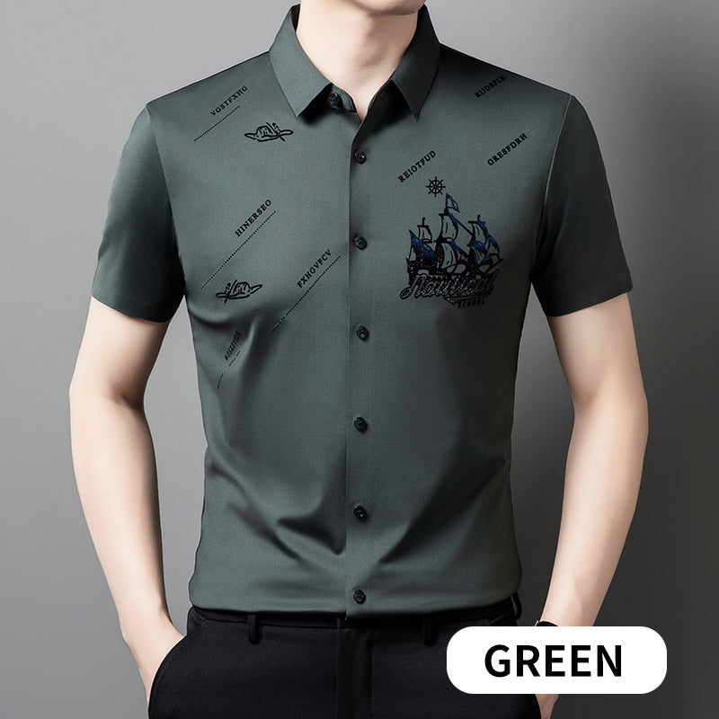 Maverick Men's Dress Shirt | Premium Soft Fabric, Regular Fit 10