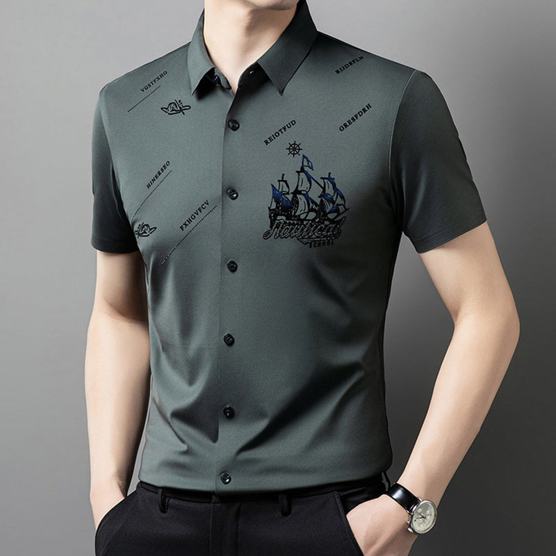 Maverick Men's Dress Shirt | Premium Soft Fabric, Regular Fit 3