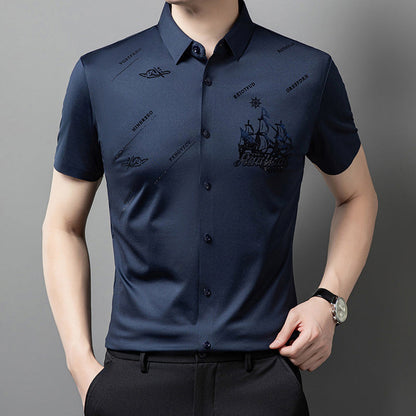 Maverick Men's Dress Shirt | Premium Soft Fabric, Regular Fit 4