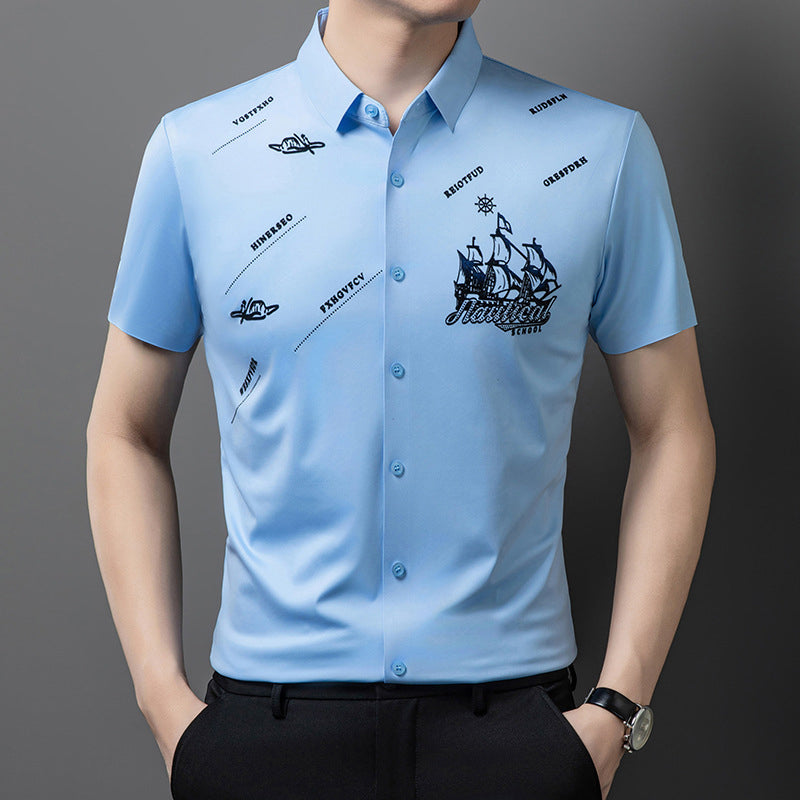Maverick Men's Dress Shirt | Premium Soft Fabric, Regular Fit 5