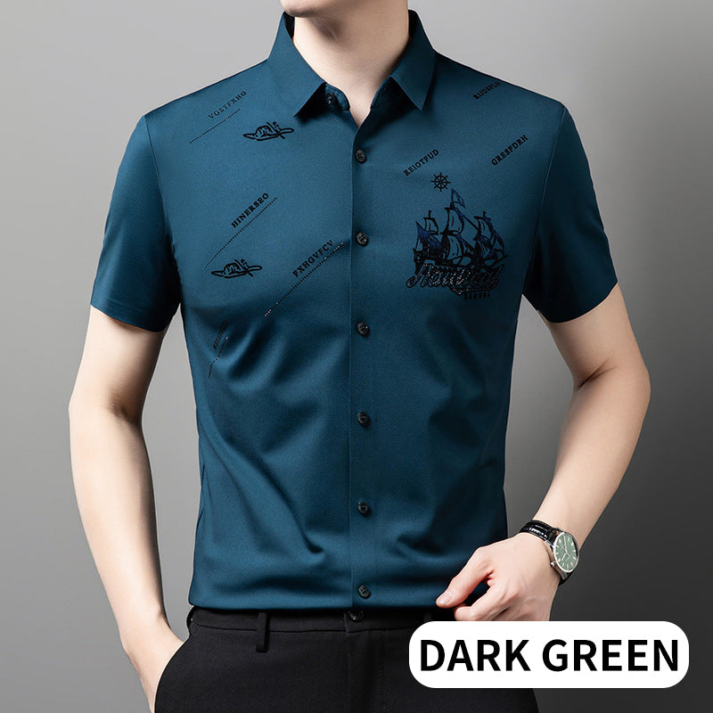 Maverick Men's Dress Shirt | Premium Soft Fabric, Regular Fit 9