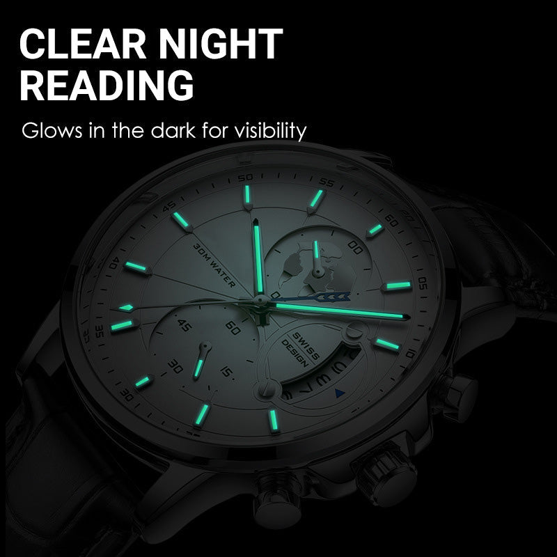 Maverick Men's Watch | Luminous, Water-Resistant 3