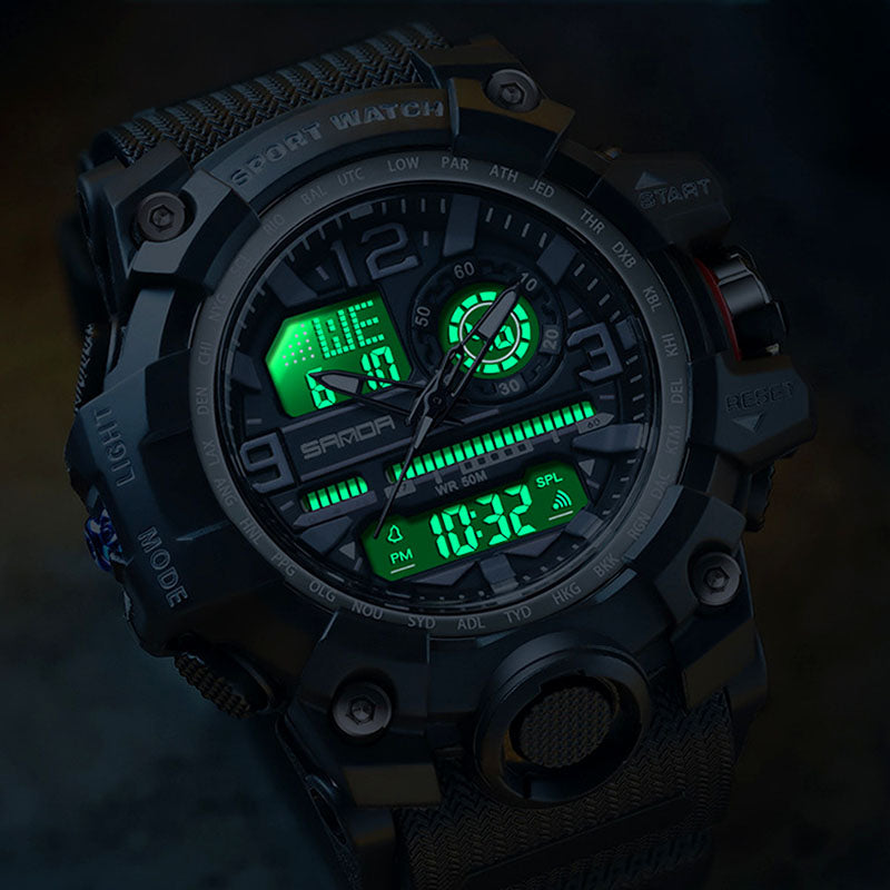 Maverick Men's Watch | Multifunctional, Waterproof, Luminous Display 3