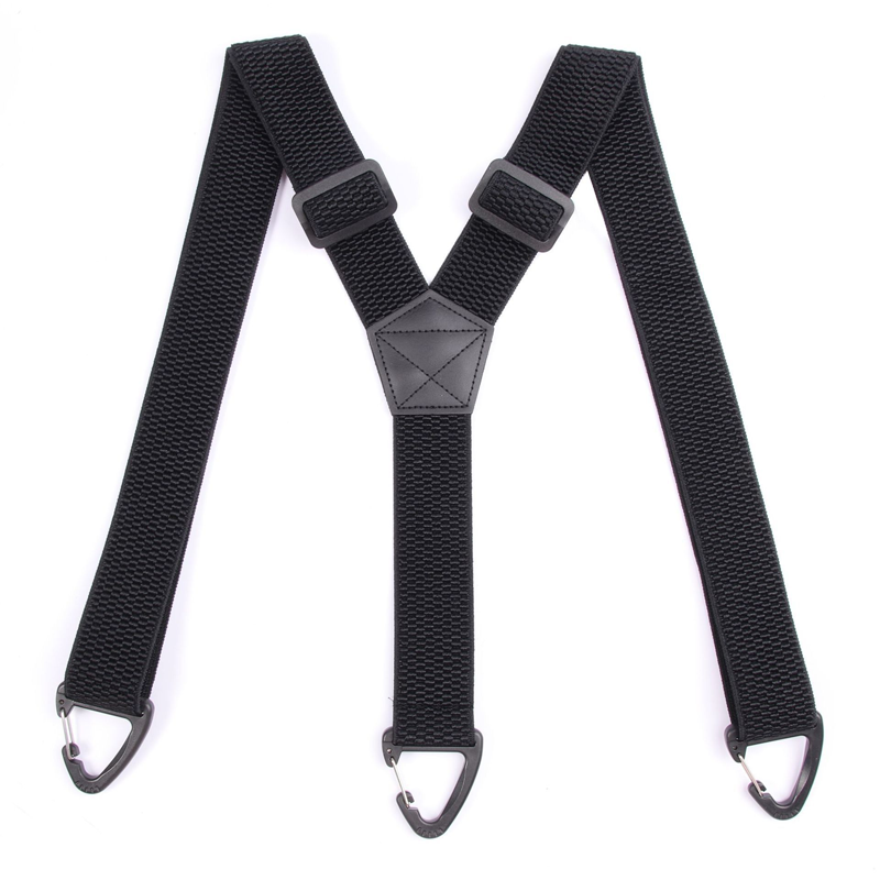 Maverick Suspenders for Men | Adjustable Black X-Back Design 1