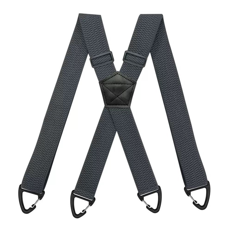 Maverick Suspenders for Men | Adjustable Black X-Back Design 10