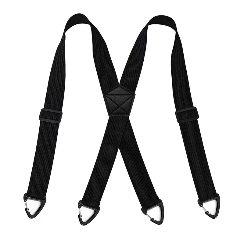 Maverick Suspenders for Men | Adjustable Black X-Back Design 11