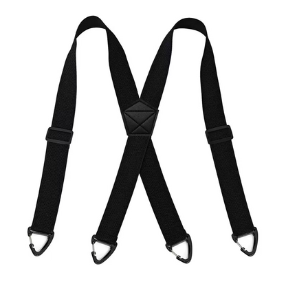 Maverick Suspenders for Men | Adjustable Black X-Back Design 11