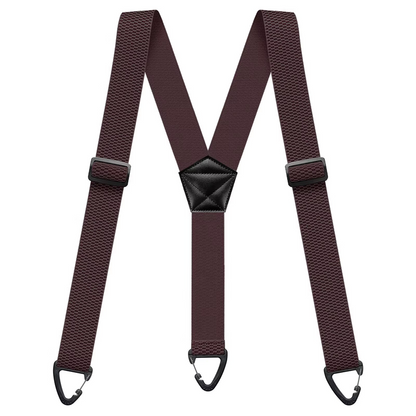 Maverick Suspenders for Men | Adjustable Black X-Back Design 12