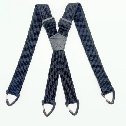 Maverick Suspenders for Men | Adjustable Black X-Back Design 13