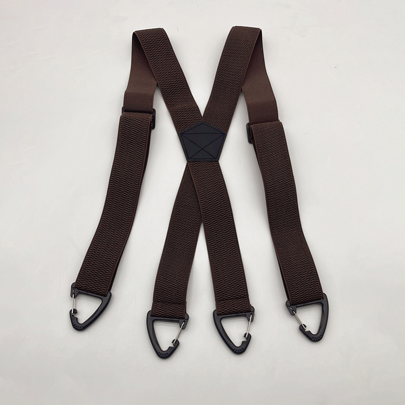 Maverick Suspenders for Men | Adjustable Black X-Back Design 4