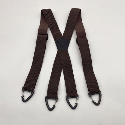 Maverick Suspenders for Men | Adjustable Black X-Back Design 4