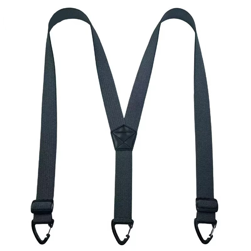 Maverick Suspenders for Men | Adjustable Black X-Back Design 8