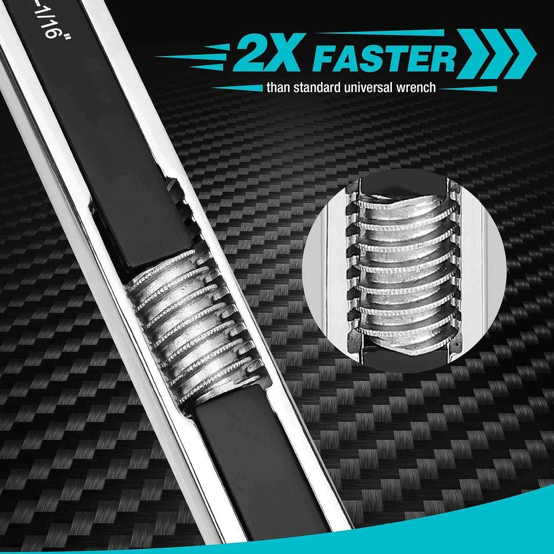 Mighty Adjustable Wrench Set | Durable Carbon Steel, Multi-Fastener Compatibility 6