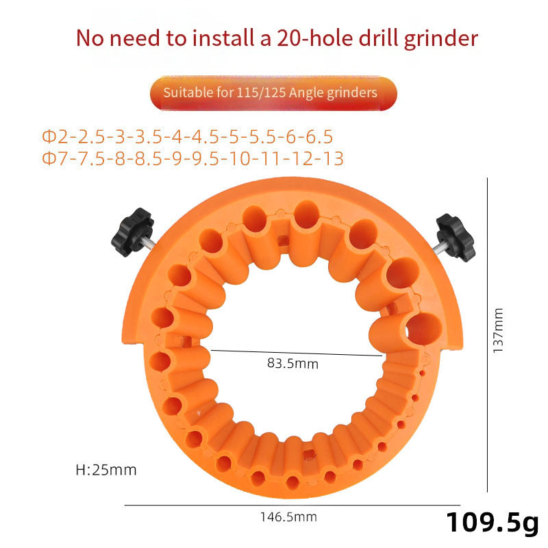 Mighty Drill Bit Sharpener | Durable ABS, User-Friendly 0