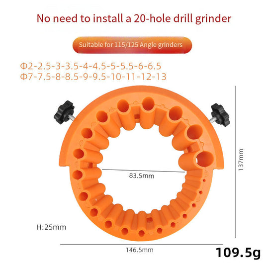 Mighty Drill Bit Sharpener | Durable ABS, User-Friendly 0