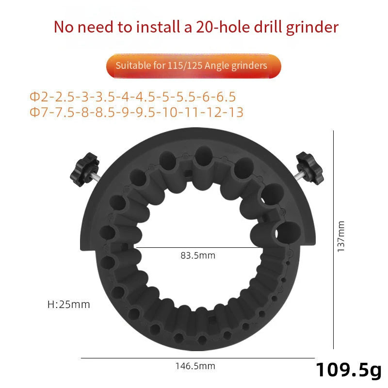 Mighty Drill Bit Sharpener | Durable ABS, User-Friendly 7