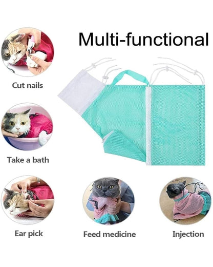 Milo Cat Grooming Bag | Multi-Functional Bathing & Restraint Solution 5