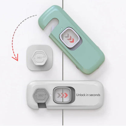 Milo Refrigerator Lock | Childproof, Durable ABS, Easy Installation 2