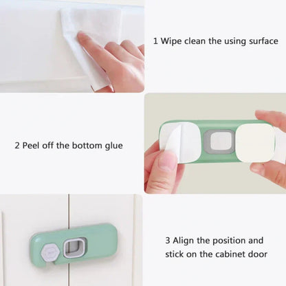 Milo Refrigerator Lock | Childproof, Durable ABS, Easy Installation 4