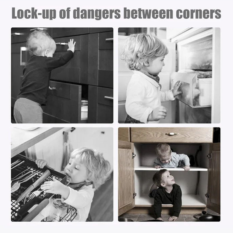 Milo Refrigerator Lock | Childproof, Durable ABS, Easy Installation 6