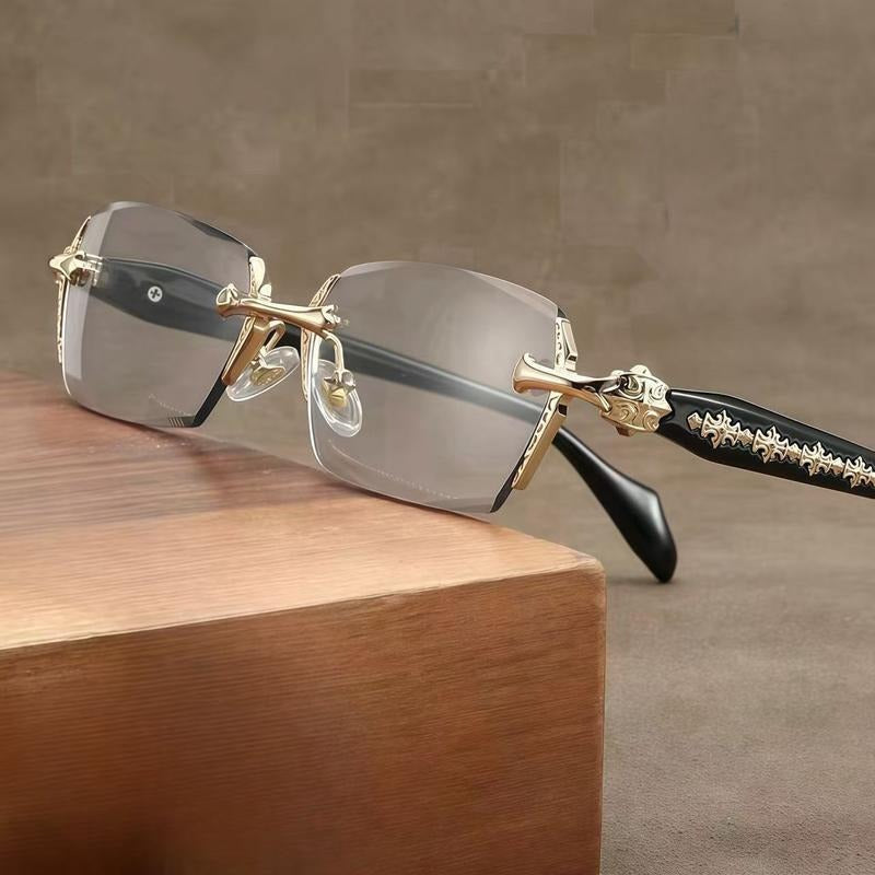 Milo Rimless Glasses | Blue Light Blocking, Lightweight 1