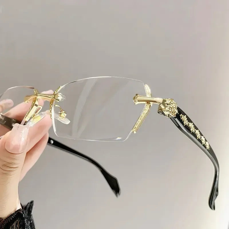 Milo Rimless Glasses | Blue Light Blocking, Lightweight 3
